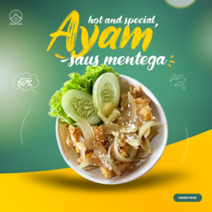 ayam saus mentega